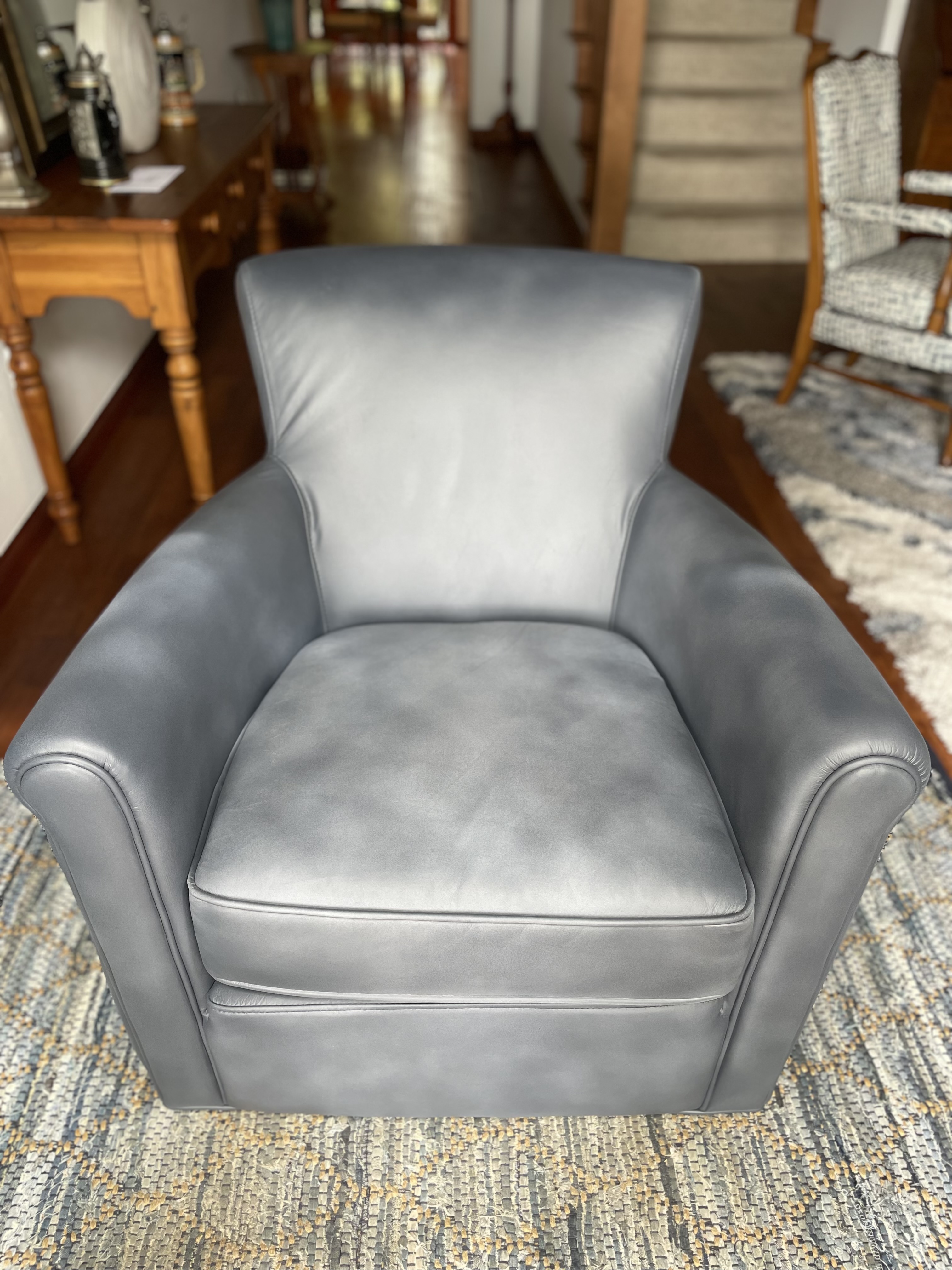 Leather restoration after chair 5 by GC Leather Repair